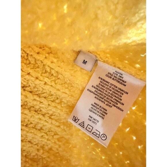 RE/DONE Knit Baja Buttercream Hoodie Size M - Picture 7 of 10